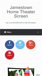 Mobile Screenshot of jamestownhometheaterscreen.com
